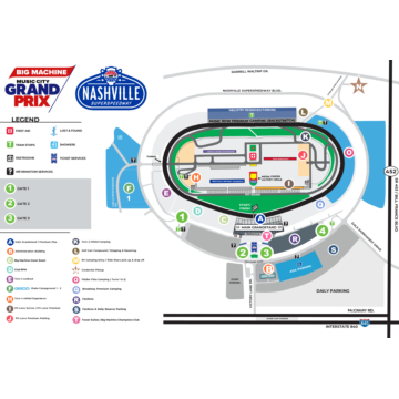 INDYCAR Facility Map