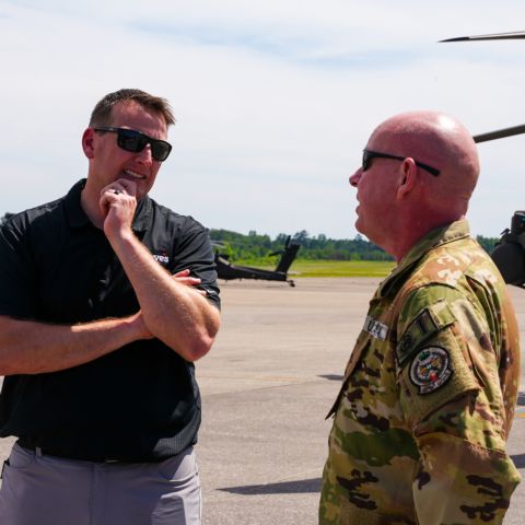 Michael McDowell Visits Fort Campbell