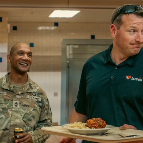 Michael McDowell Visits Fort Campbell