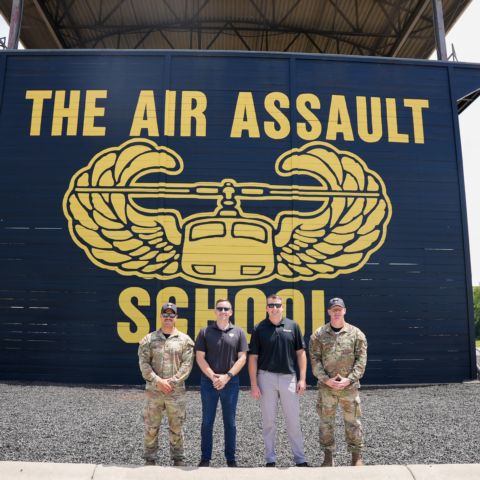 Michael McDowell Visits Fort Campbell