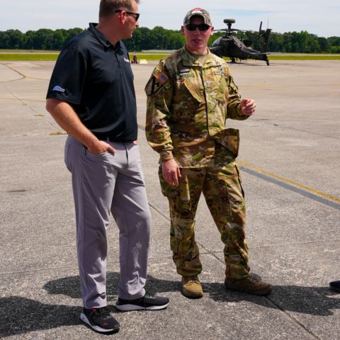 Michael McDowell Visits Fort Campbell