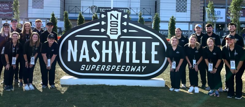 College Students Gain Career Insight At Nashville Superspeedway Photo