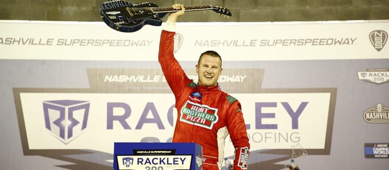 Ryan Preece wins his NASCAR Camping World Truck Series debut at Nashville Photo