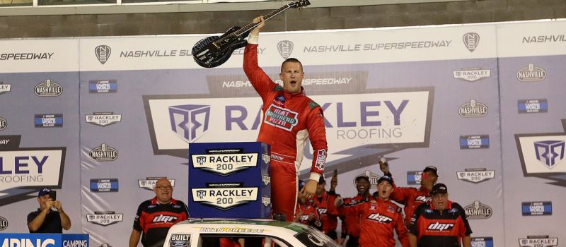 RACKLEY ROOFING 200: Ryan Preece wins in Truck debut Photo