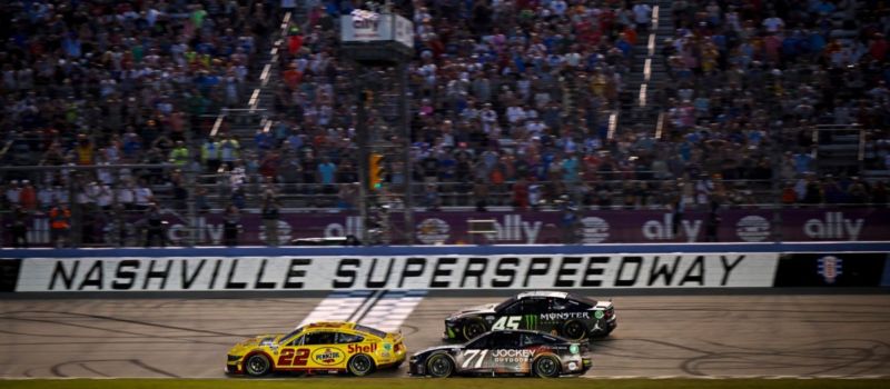 Logano Checkered Flag