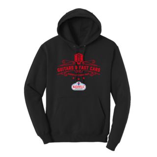 NSS GUITARS AND CARS HOODIE Blk
