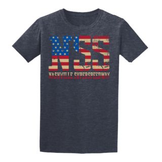 NSS FLAG TEE Navy