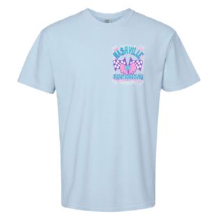 NSS MY TRACK LADIES TEE Blue