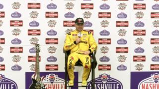 PRESS CONFERENCE - 2026 Allegiance 200 Winner Layne Riggs (No. 34 Front Row Motorsports Ford)