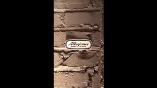 Took the Allegiance logo on a walk. 😮‍💨