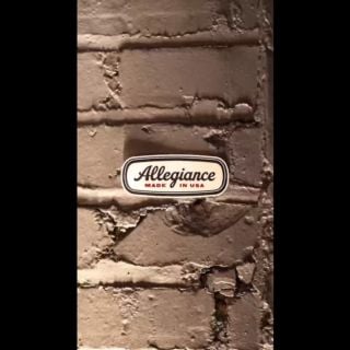 Took the Allegiance logo on a walk. 😮‍💨