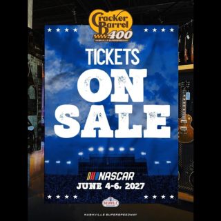Secure your spot for the 2027 Cracker Barrel 400‼️ 🏁  866-RACE-TIX