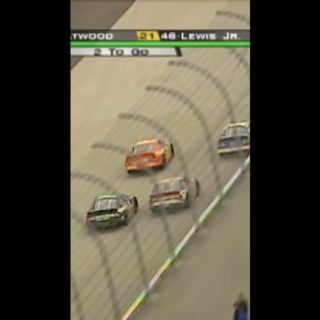 From 6th to the checkered in seconds! 🤯 🏁  Michael Waltrip wins in Music City! 🏆